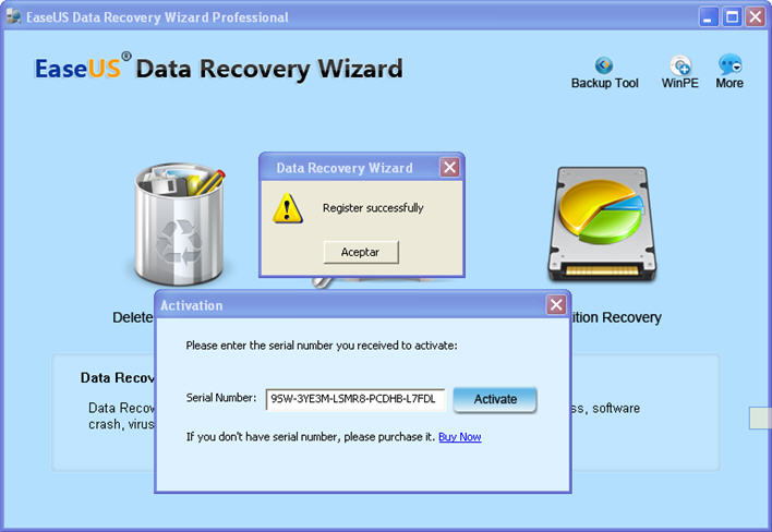 Ease Data Recovery 8.8 Serial Key