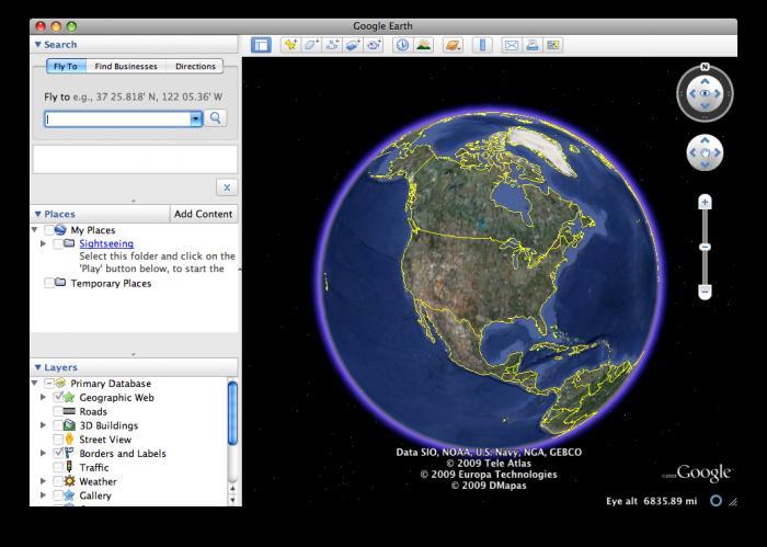 features of google earth pro