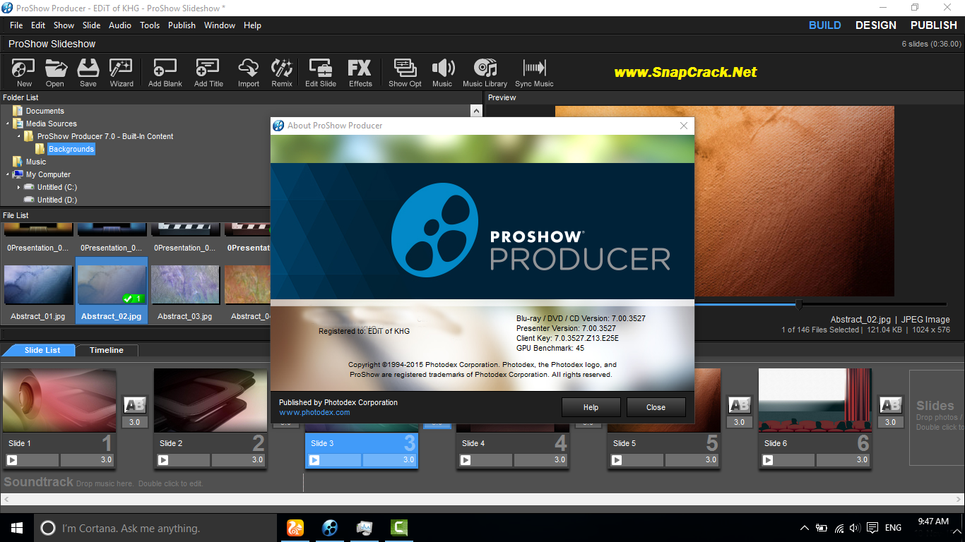 proshow producer 7.3527 key