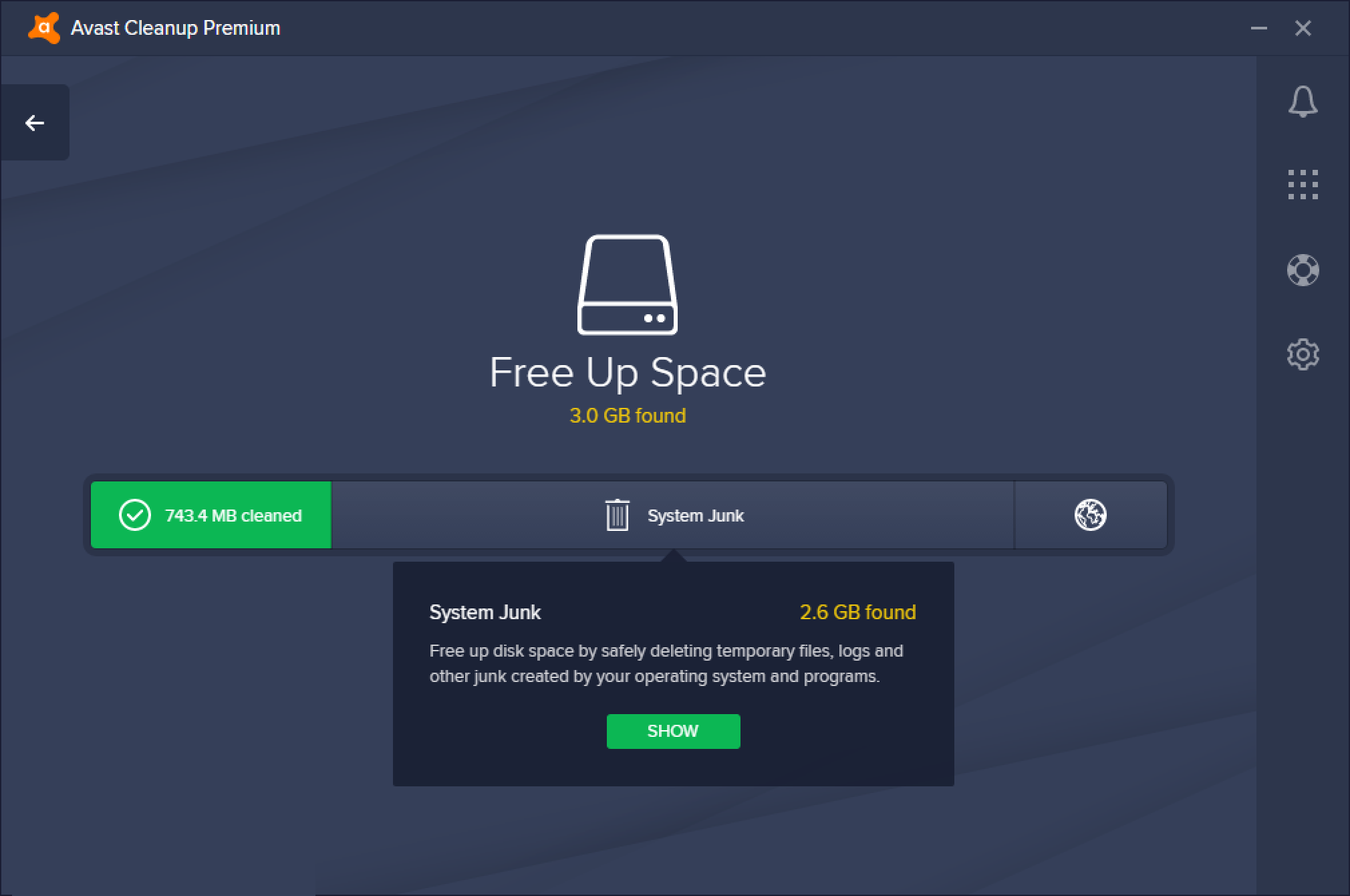 remove avast cleanup warning remove avast cleanup warning