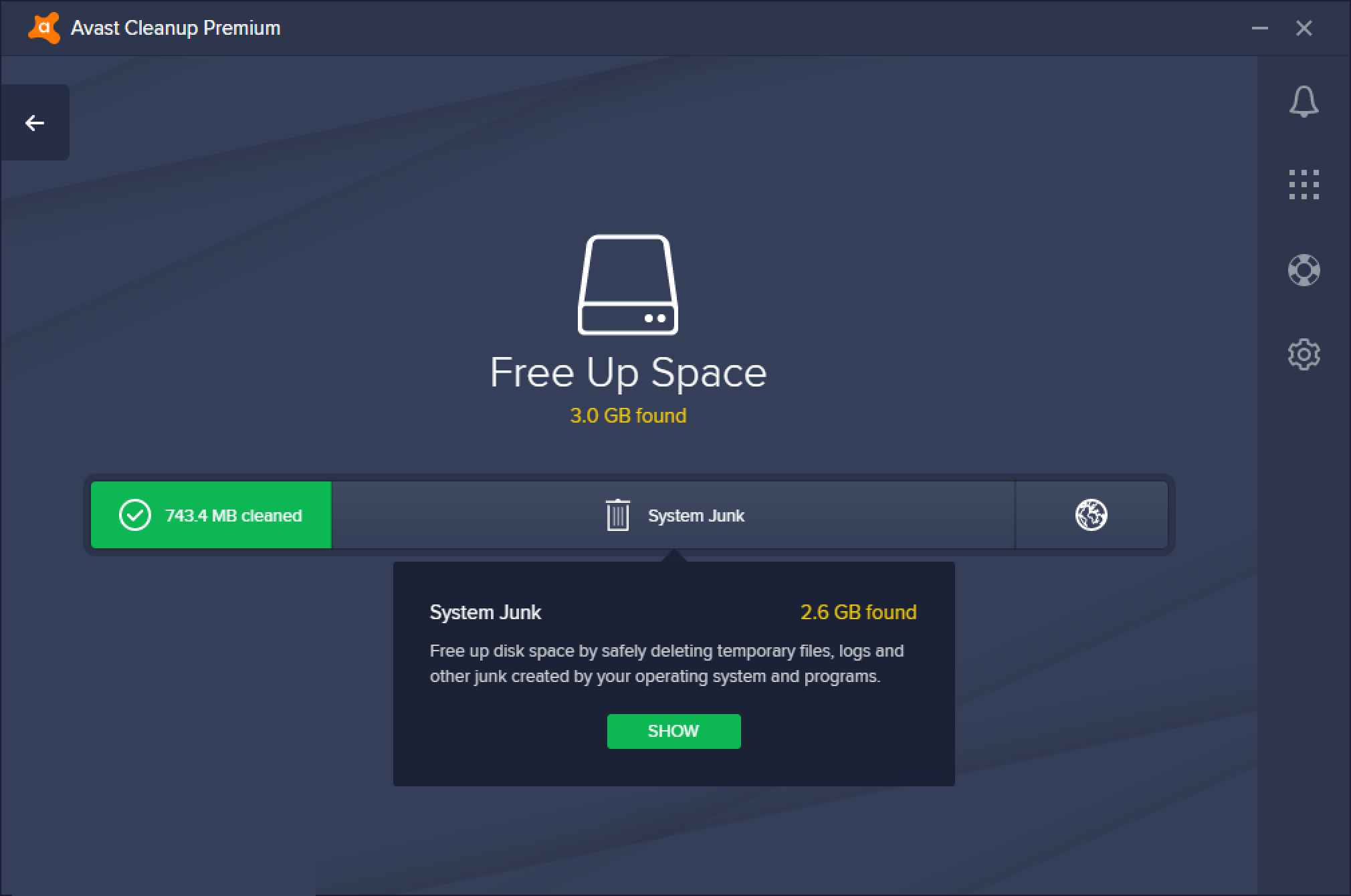 avast browser cleanup free