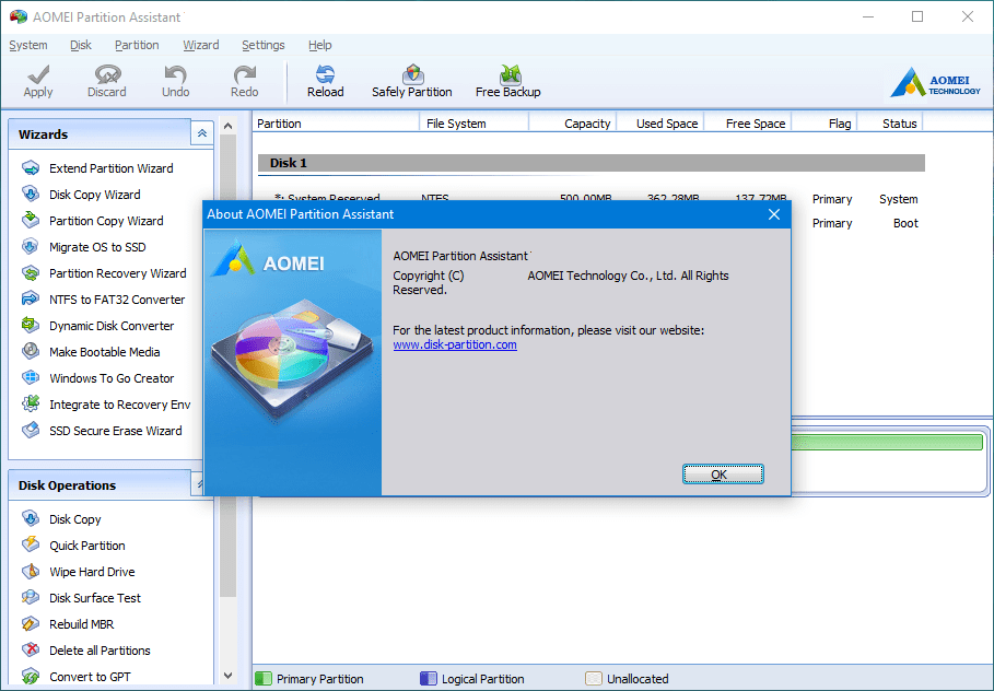 aomei partition assistant for windows 10 64 bit aomei partition assistant for windows 10 64 bit