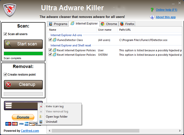 ultra adware killer 64 bits ultra adware killer 64 bits
