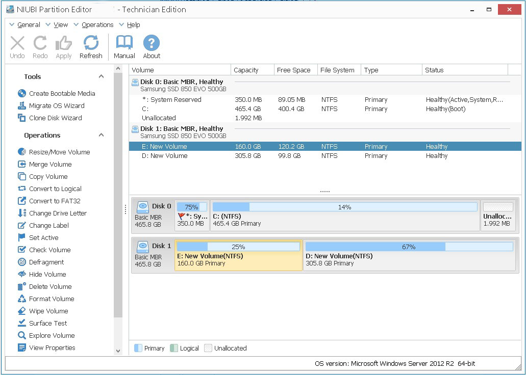 NIUBI Partition Editor Pro / Technician 9.7.0 download the new for windows NIUBI Partition Editor Pro / Technician 9.7.0 download the new for windows